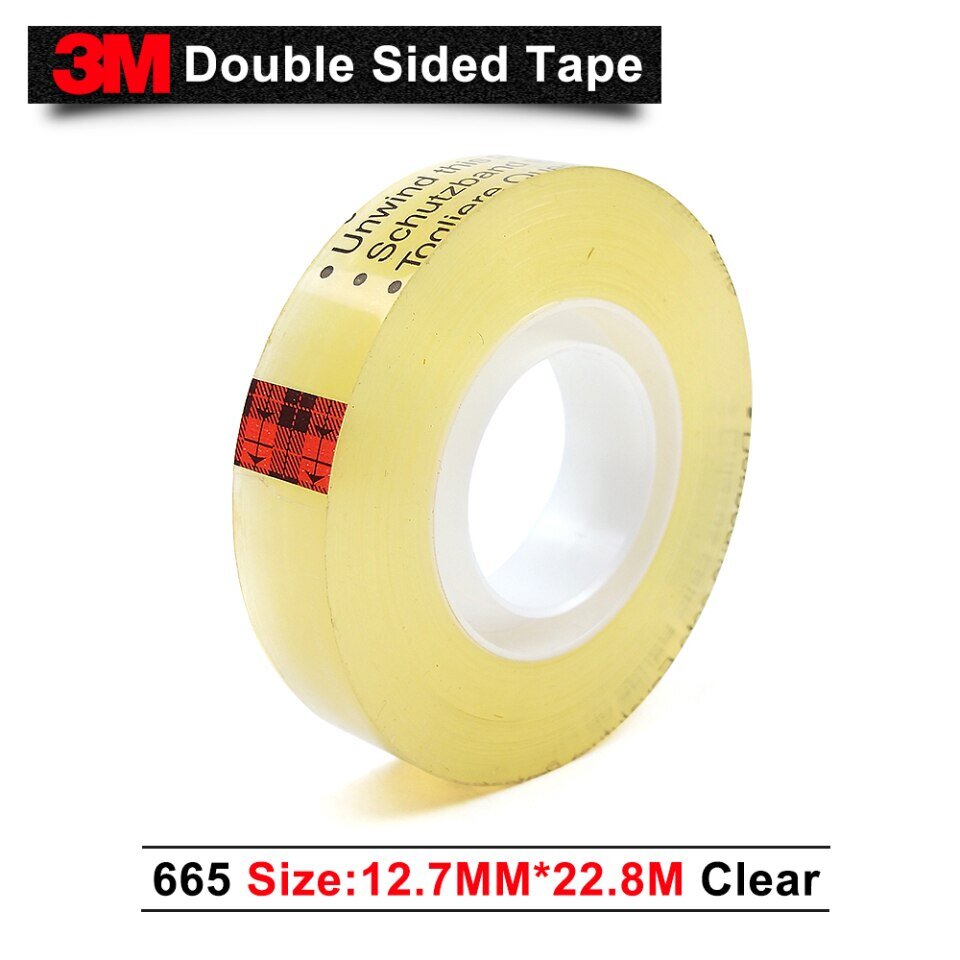 3m 665 double faced tape scotch transparent 665 double faced adhesive